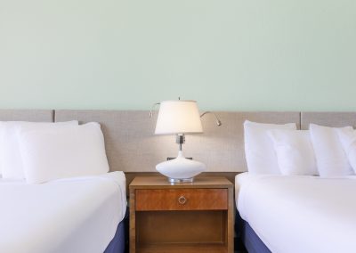A picture of the the front of the beds in the Double Queen 2026